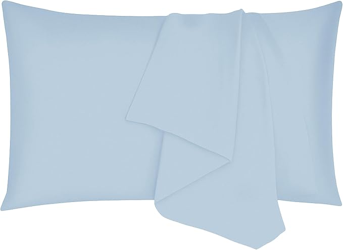 Ultra Soft Pillow Protectors 400TC Set of 2 Breathable Pillow Covers 100% Protection Against Stains, Dust & Dirt - Machine Washable