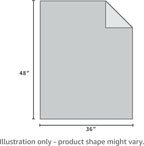 Soft Chenille Yarn Throw 36"x48", Handmade Knit Throw Blanket, for use in All Seasons, Soft Cozy Warm Knitted Blanket for Bed Sofa, Couch Chair, Living Room(1.15Ib)