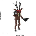 99 N-ights in The Forest 7.3in Block Model DIY Gothic Building Decorative Monster Figurine Ornaments, Creative Collectible Gift, Funny Desk Display