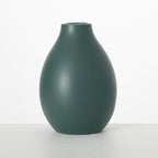 Sullivans Matte Teal Ceramic Flower Vase 9" Tall, Versatile Modern Home Decor Vase for Flowers, Decorative Accent for Kitchen, Living Room, Office