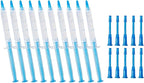 10pcs 3ml Teeth Whitening Gel Syringes, Refills 35% CP Bleaching Gel Kit Tooth Whitener Gel for Home Use