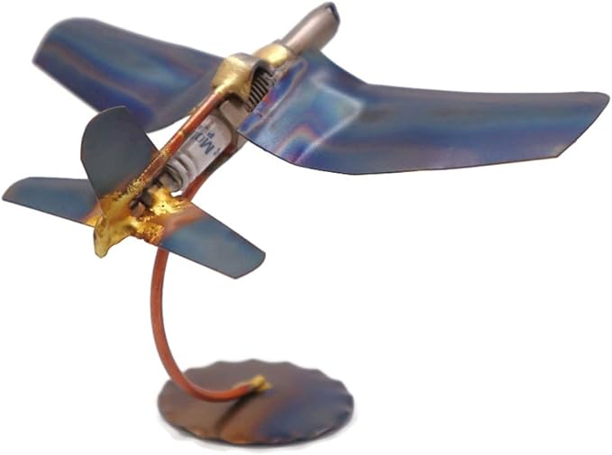 Corsair Collectible Handmade Metal Art Figurine, Desk Accessories, Trophy, Boss Gift, Home Office Décor, Aircraft