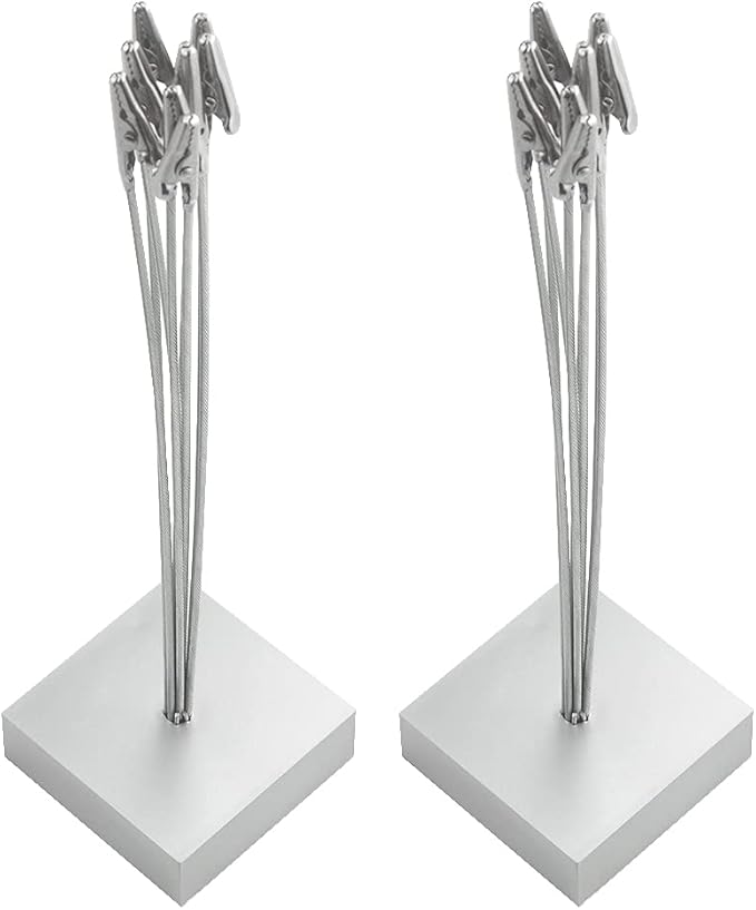 2Pack 8-Branch Tree Style Memo Photo Holder Clip Table Number Holder for Memo Photo Christmas Wedding Card Display