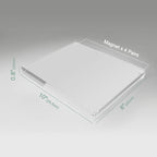 SYNTRIFIC Acrylic Frames 8x10,5 Pack 10+10mm Thickness Frame Acrylic,Freestanding Double Sided Magnetic Frame Lucite Frame Transparent Gift for Desktop Display