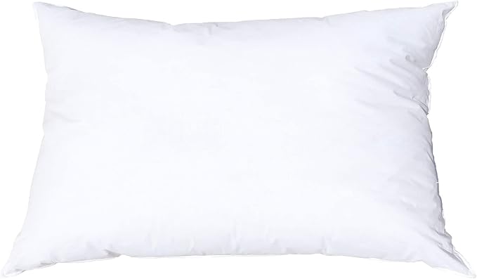 Pillowflex Synthetic Down Pillow Insert - 14x32 Down Alternative Pillow, Ultra Soft, Large Rectangle Body Sleeping Pillow, Lumbar, Long, Back - 1 Decorative Pillow Form