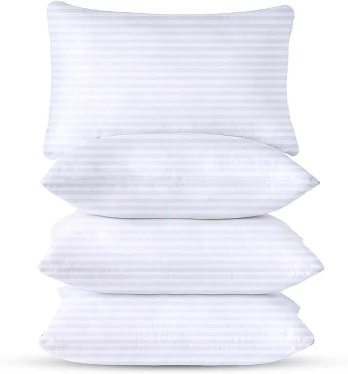 tuphen-Bed Pillows for Sleeping 2 Pack, Cooling Gel Pillows, Ultra Soft Breathable Down Alternative Pillows, Hotel Luxury Collection Pillows for Back, Stomach or Side Sleepers (Standard (Pack of 4))