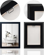 Kids Bathroom Wall Art Framed Black and White Animal Wall Art Cute Penguins in Bathtub Wall Decor Funny Farmhouse Print Pictures Painting for Bathroom