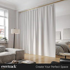 Curtain Track - Ceiling Mounted Curtain Rail for Curtains, Drapes, and Room Dividers - USA Made - Mini (4 Feet), Satin Brass