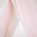 Lotus Karen Princess Bed Curtains Canopy, Cute Lace Mosquito Net with Metal Crown for Girls Kids Toddlers Crib Bedroom Decoration