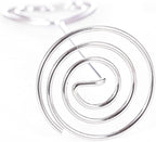 12pcs Table Number Holders Metal, 3.35 inch Place Card Stands for Wedding Centerpieces, Birthday Party - Table Card & Photo Picture Holders (Silver-Heart Shaped)