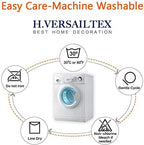 H.VERSAILTEX Velvet Stretch Couch Cushion Cover Plush Cushion Slipcover for Chair Loveseat Sofa Cushion Furniture Protector Seat Cushion Sofa Cover (3 Piece Sofa Cushion Covers, Burgundy)