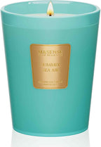 M&SENSE Summer Sea Air Scented Candle Home Decor, Natural Soy Wax,4.1oz 60 Hours Long Lasting Slow Burning, Aromatherapy Candle for Stress Relief