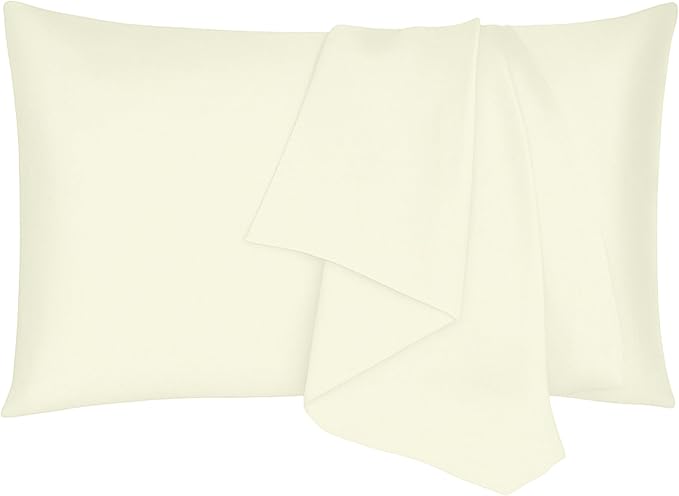 Ultra Soft Pillow Protectors 400TC Set of 2 Breathable Pillow Covers 100% Protection Against Stains, Dust & Dirt - Machine Washable