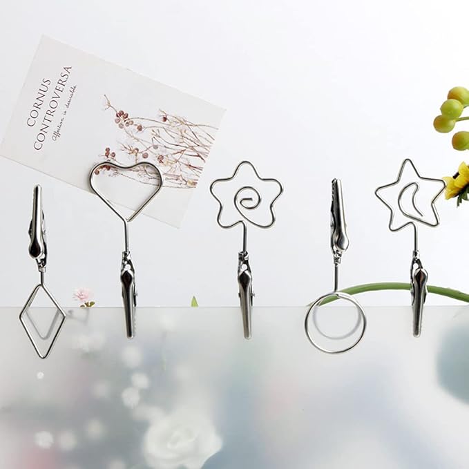 TFu Wall Hanging Photo Display, DIY Picture Photo Frame String with 12 Clips for Hanging Photos Notes and Artworks (Moon & Star)