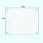 HELPLEX Picture Frames, 1 Pack 8x10 inch Acrylic Picture Frame Clear 8 x 10 Photo Frames Magnetic Picture Frames Ready for Tabletop Display, Effectively Protect Photos from Fading and Yellowing