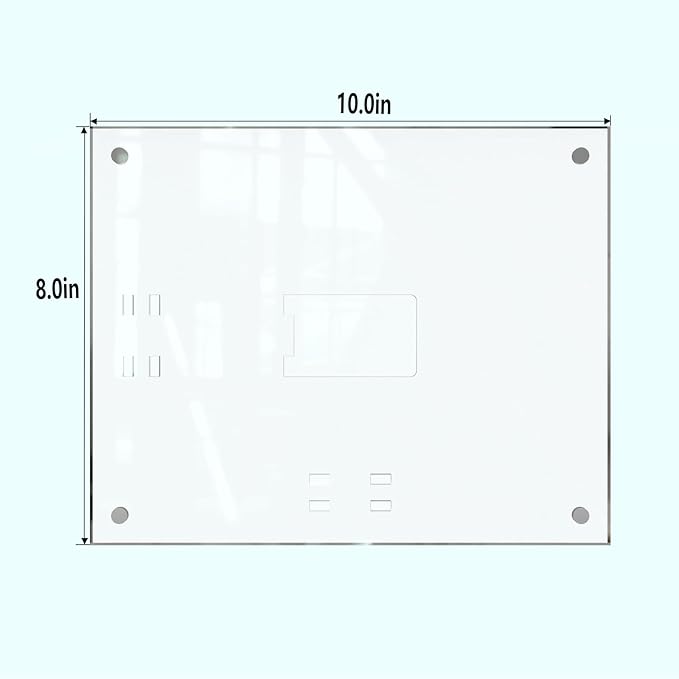 HELPLEX Picture Frames, 3 Pack 8x10 inch Acrylic Picture Frame Clear 8 x 10 Photo Frames Magnetic Picture Frames Ready for Tabletop Display, Effectively Protect Photos from Fading and Yellowing