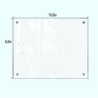 HELPLEX Picture Frames, 3 Pack 8x10 inch Acrylic Picture Frame Clear 8 x 10 Photo Frames Magnetic Picture Frames Ready for Tabletop Display, Effectively Protect Photos from Fading and Yellowing