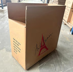 Art Leon Desk Chair - Mid Century Modern Office Chair No Wheels, Swivel Accent Chair with Oak Wood Legs, Fabric Upholstered Arm Chair, Gray