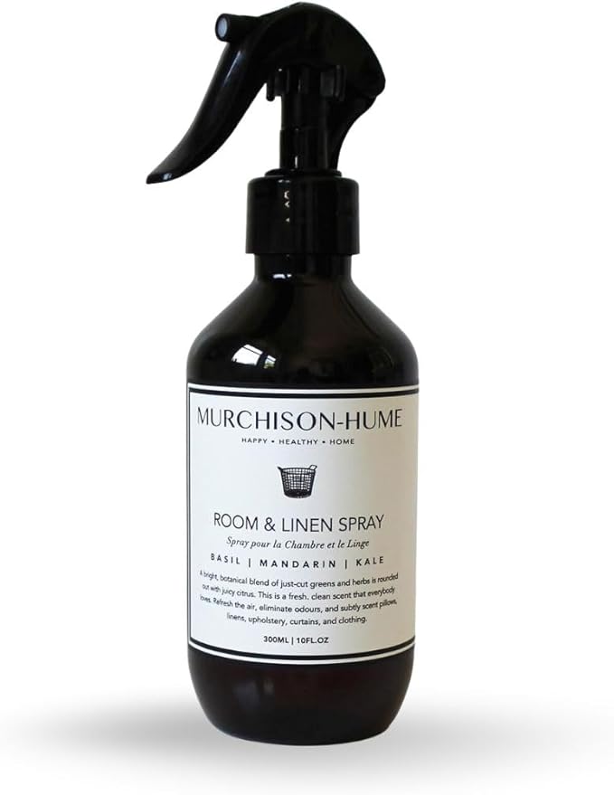 Murchison-Hume Air Freshener Spray - Fresh Herbal-Citrus Scent Room Spray & Linen Spray - Multi-Surface Use, Plant-Based, Non-Toxic, Instant Odor Elimination, Eco-Conscious Packaging