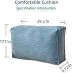 Headboaard Reading Pillow Detachable and Washable Backrest Cushion Pillow Soft and Comfortable Couch Pillows,Suitable for Courtyard Chairs,Sofas,Chairs,Bay Windows,Etc