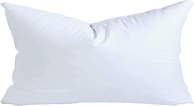 MoonRest® 13x18 Inch Synthetic Down Alternative Rectangle Pillow Insert Form Stuffer for Sofa Shams, Decorative Throw Pillow, Cushion and Bed Pillow Stuffing - Hypoallergenic 13“X 18”