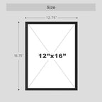 SIGNWIN Framed White Minimal Ocean Beach Seashore Coastals Wall Art, Set of 4 Landscape Colorful Wall Decor Prints, Nature Wilderness Wall Décor for Living Room, Bedroom - 12"x16" Black