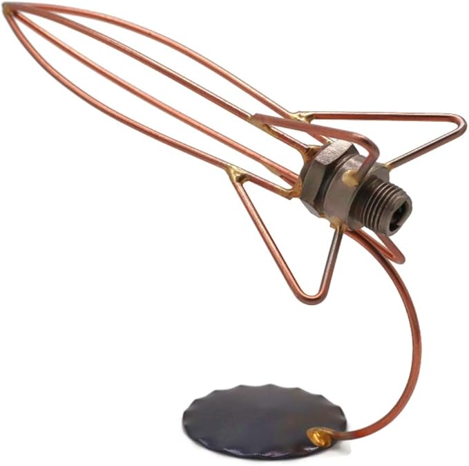 Rocket Collectible Handmade Metal Art Figurine, Desk Accessories, Trophy, Boss Gift, Home Office Décor, Aircraft