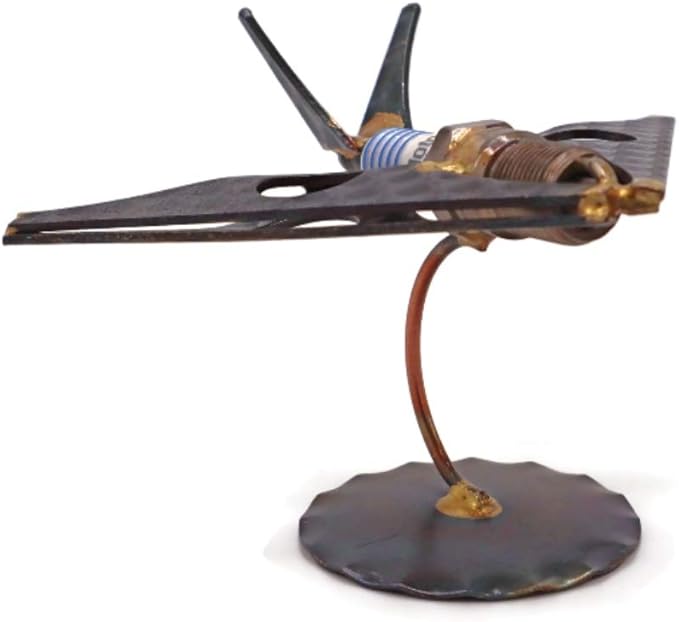 Stealth Plane (F-117) Collectible Handmade Metal Art Figurine, Desk Accessories, Trophy, Boss Gift, Home Office Décor, Aircraft