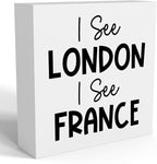 Funny Bathroom Decor, Funny Bathroom Wall Art, Black and White Bathroom Decor, Cute Bathroom Decor, Bathroom Decor for Shelves, Wooden Box Decor Sign for Home Farmhouse Office Living Room Desk Table