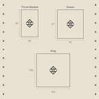 Off the Grid Inca Aztec Throw Blanket | Southwest Indian Navajo Boho Style | Native Woven Western Cover for Camping, Bedding, Couch (King, Cotopaxi Slate)