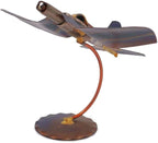 Corsair Collectible Handmade Metal Art Figurine, Desk Accessories, Trophy, Boss Gift, Home Office Décor, Aircraft