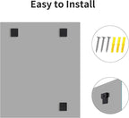 Frameless Mirror, 40x48 Inch Large Bathroom Mirrors for Wall Over Sink, Upgraded Shatterproof Vanity Mirror with Polished Edge for Bathroom,Bedroom,Living Room and Entryway