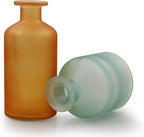 Fall Flower Vases Set of 8, Multi Color Flowers Vases, Mini Glass Vase for Wedding, Floral Arrangements, Thanksgiving Table Centerpieces