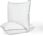Bed Pillows Queen Size Set of 2 - Pillows for Side and Back Sleepers, Super Soft Down Alternative Microgel Filled Pillows | Comfortable Hotel Luxury Cooling Pillow 20x30 Inches