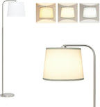AKASUKI Floor Lamp for Living Room with 3 Color Temperatures, Foot Switch Standing Lamps for Living Room, Bedroom, Office, Arc Mordern Floor Lamp with 9W LED Bulb Included