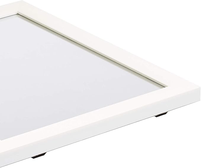 Amazon Basics Rectangular Wall Mount Mirror 20" x 28", Standard Trim, White