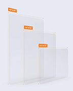 Clear PVC Mat 3x4ft, 2mm Thick Soft Vinyl Mat for Countertop, Table or Hard Floor, Scratch-Resistant, Waterproof, Easy to Clean, High-Resilience（36x48 inch