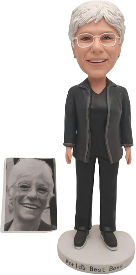 Customizing Bobblehead Figurine Personalized Sculpture Customized Photo bobblehead Doll, Birthday Gift, Gifts for mom and Friends, Corporate Gifts (One Person, 6.5 inches)