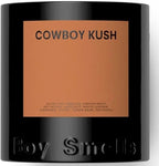 Boy Smells - Cowboy Kush Scented Candles for Men and Women - 8.5 oz - Soy, Coconut Wax Candle Blend - Aromatic Candles for Home with Suede, Saffron and Patchouli - 50-Hour Burn - Cotton Wick