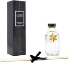 LOVSPA Reed Diffuser Set, Peppermint Bark Scented Oil Diffuser with Sticks, Home Fragrance Accessories for Bathroom Shelf Decor, Aroma Diffusers for Home or Office Desk, USA Made