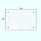 HELPLEX Picture Frames, 1 Pack 4x6 inch Acrylic Picture Frame Clear 4 x 6 Photo Frames Magnetic Picture Frames Ready for Tabletop Display, Effectively Protect Photos from Fading and Yellowing