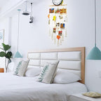 Homecor Boho Wall Hanging Photo Display Holder Set, with LED String Light, Wood Clips, Pictures Organizer, Macrame Wall Decor for Bedroom Teenage Teen Girl Gifts Ages 10 11 12 13 14 Years Old