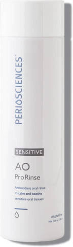 PerioSciences AO ProRinse Sensitive Gums Mouthwash with Antioxidants – Oral Rinse for Gum Health – 10 fl oz / 300ml