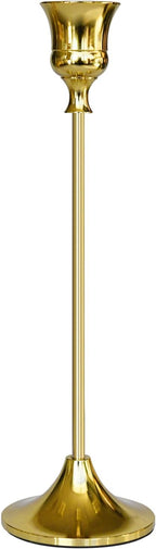 Candlestick Holders Gold, 1 Pack Taper Candle Holder for Candlesticks, Candle Sticks Holder Decor for Home Decor