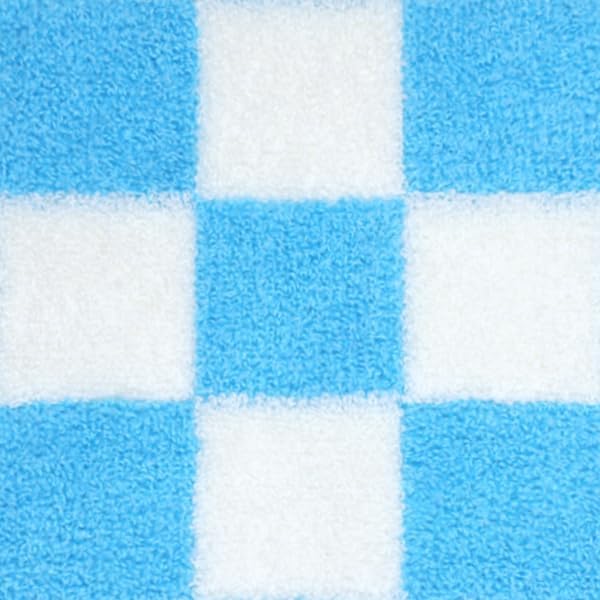 Alysheer Checkered Embroidered Decorative Throw Pillow Covers 18"x 18" Set of 2, Classic Accent Designer Blue White Plaid Patterned Cotton Cushion Cases for Sofa Couch Bed Living Room Outdoor Decor