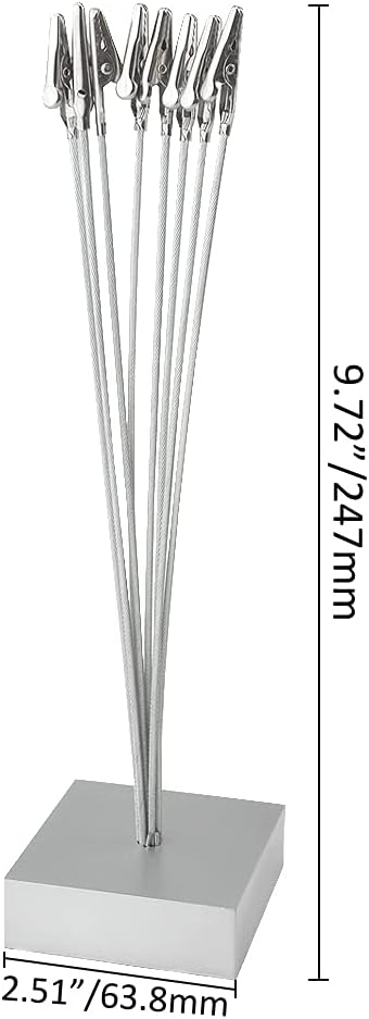 2Pack 8-Branch Tree Style Memo Photo Holder Clip Table Number Holder for Memo Photo Christmas Wedding Card Display