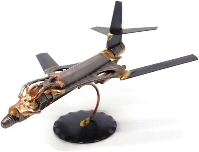 B1- Bomber Collectible Handmade Metal Art Figurine, Desk Accessories, Trophy, Boss Gift, Home Office Décor, Aircraft