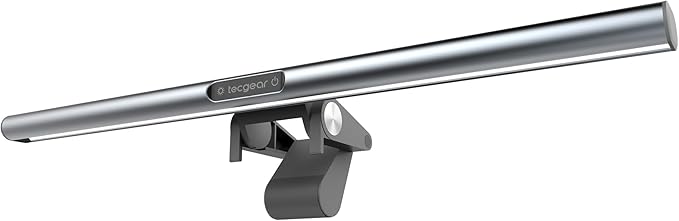 Beam Monitor Light Bar, LED Light Bard for Eye Caring, e-Reading, LED Desk Lamp with Auto-Dimming, Touch Control, No Screen Glare, Space Saving, Home Office Task Lamps (Black (Non-RGB))