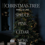 Sweet Water Decor Christmas Tree Candle - Spruce, Pine Needles and Evergreen Candles Scented Soy Candles for Home - Christmas Candle 12oz Sandstone Jar, 50+ Hour Burn Time, Made in The USA