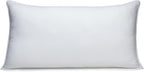 Amazon Basics Down Alternative Bed Pillows, Medium Density For Back and Side Sleepers, King, 2-Pack, White, 36 in L x 20 in W